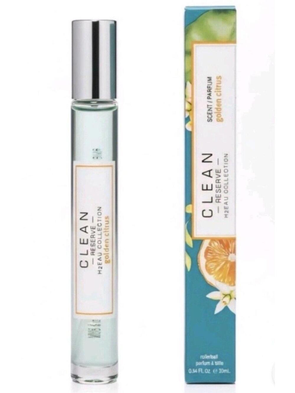 Clean Reserve H2 EAU Collection Golden Citrus RollerBall EDP - 10ml NIB